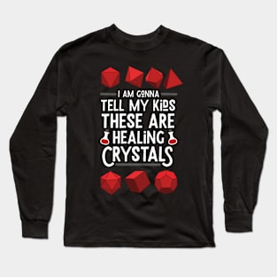 Dungeons & Dragons Healing Crystals Long Sleeve T-Shirt